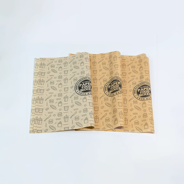 Kraft wrapping papers