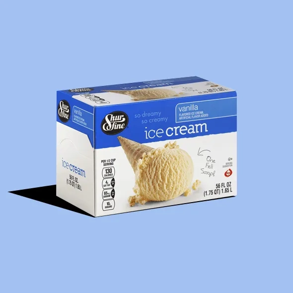 Custom ice cream box