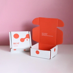 Custom double wall tuck top box