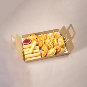 Kraft empanada boxes