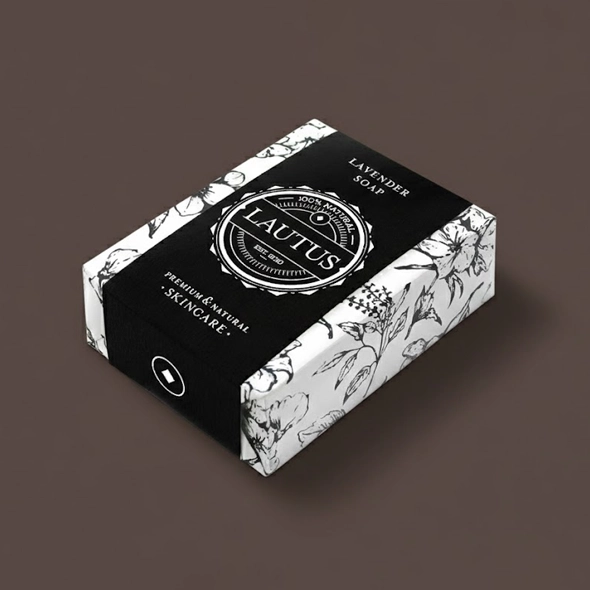 printed Paper Soap Packaging