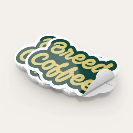 custom die cut sticker