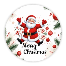 custom christmas stickers