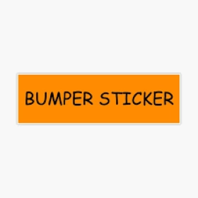 printed bunper stickers