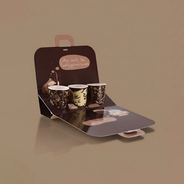 printed Coffee Carrier packaging