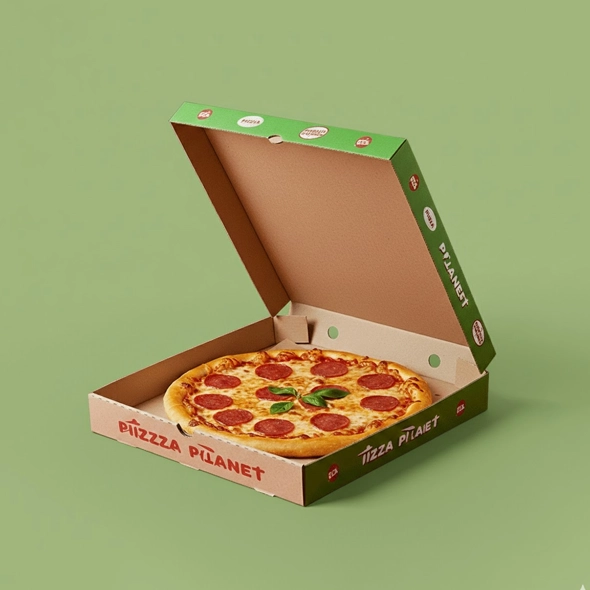 Custom Corrugated Pizza box