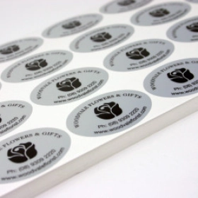 Gloss Silver Stickers sliver stickers