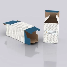 printed snap lock box