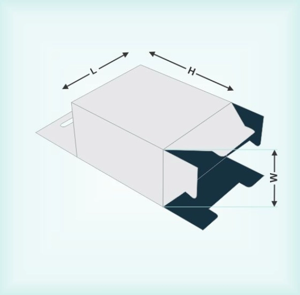 printed snap lock bottom box templates