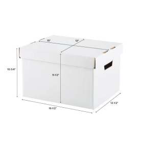 File Boxes With Lids