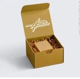 Kraft Tuck Top Boxes with Logo