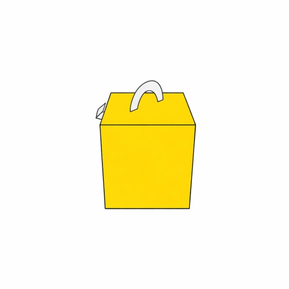 Custom Cube Shaped Carrier packaging