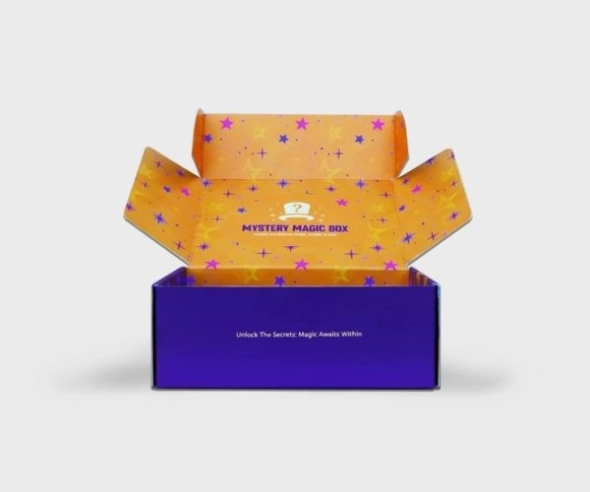 Abstract Subscription Box Packaging