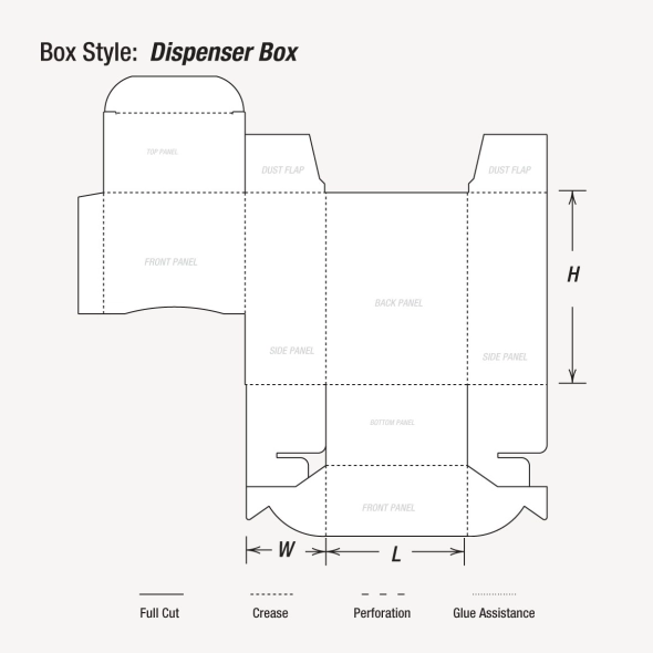 Cosmetic Dispenser Box