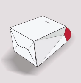 Custom Bag Shaped Box Auto Bottom